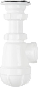 Сифон для кухни  1 1/2" х 40 c мет реш. Aquant (В0100-45) 712135