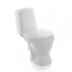 Унитаз компакт "Лада" эконом (арматура 1-режим. "Уклад", сиденье полипропилен, крепление) 1047006