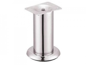 Ножка 08Н1028 D=50мм L=120мм основание 80мм хром КУ001066 165912