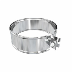 Хомут нерж. обжимной D120мм 46464