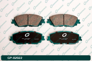 А4-6 Дисковые тормозные колодки GP-02022 PN-1857 (G-brake)