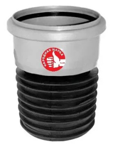Муфта ремонтная восстановитель раструба 110мм серый 009691