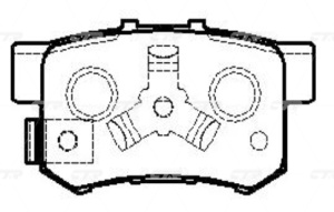 А4-6 Дисковые тормозные колодки CKHO-22 CTR (GP-05004)