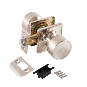 Ручка защелка DK772/BL SN-PS (без фик.)никель (58409) (PUNTO) 017054