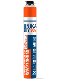 Пена монтажная профессиональная всесезонная UNIKA DIY 90л 1061903
