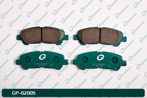 А4-3 Дисковые тормозные колодки GP-02005 (G-brake)