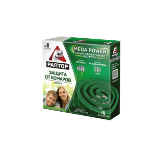 Раптор Спираль от комаров без запаха(10шт. 2310) Х93239