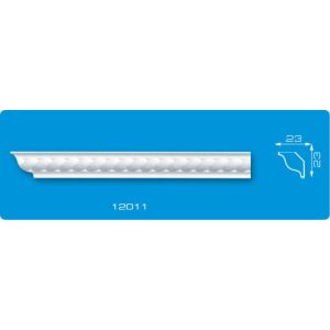 Плинтус потолочный из пенополистерола 12011 1,3м 54813