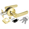 Ручка защелка DK626 PB-ET (6026 PB-E) (кл./фик.) золото (36835) (PUNTO) 016941 - купить во Владивостоке, фото товара