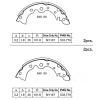 А4-9 Барабанные тормозные колодки GS-01167 FN-1167 (G-brake) - купить во Владивостоке, фото товара