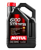 Моторное масло Motul 6100 SYN-NERGE 5W40 4л (бензин, синтетика) 107978 - купить во Владивостоке, фото товара