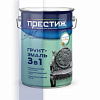 Грунт-эмаль ПРЕСТИЖ по ржавчине ГРАФИТОВЫЙ СЕРЫЙ RAL 7024, 5 кг 73579 - купить во Владивостоке, фото товара
