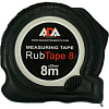 Рулетка ударопрочная ADA Rub Tape 8м сталь, с двумя СТОПами  А00157  19094 - купить во Владивостоке, фото товара