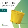 Горшок для рассады, 5 л, d=22 см, h=18 см, пластик, жёлтый, Greengo (7049579) Х74286 - купить во Владивостоке, фото товара