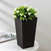 Кашпо для цветов со вставкой IDEA «Ротанг», 4.2 л, вставка 1.5 л 029392 - купить во Владивостоке, фото товара