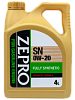 Моторное масло ZEPRO GASOLINE 0W20 SN 4L синтетика/бензин 30011331-004 - купить во Владивостоке, фото товара