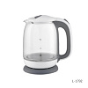 Чайник электрический 1,7л, 1850-2200W, стекло, L-1792 Х1069015 - купить во Владивостоке, фото товара