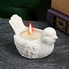 Подсвечник на 1 свечу «Птичка», гипс, перламутр, 8×5.5×4.5 см ОБ56114 - купить во Владивостоке, фото товара