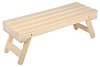 Лавка для бани липа складная продольная L1,2м 18416 - купить во Владивостоке, фото товара