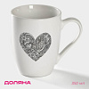 Кружка "Сердце" 350 мл, 11,5х8,3х10,5 см 3519338 Х1026728 - купить во Владивостоке, фото товара
