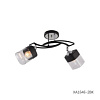 Люстра потолочная 2*Е27, 48см*19см*25см, чёрный XA1646-2BK 007314 - купить во Владивостоке, фото товара