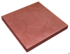 Плитка тротуарная "Облако" красная 30х30х3см. 907245 - купить во Владивостоке, фото товара